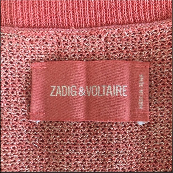 Zadig & Voltaire Rimo Knit Dress Pink Sparkle Small - Picture 11 of 12
